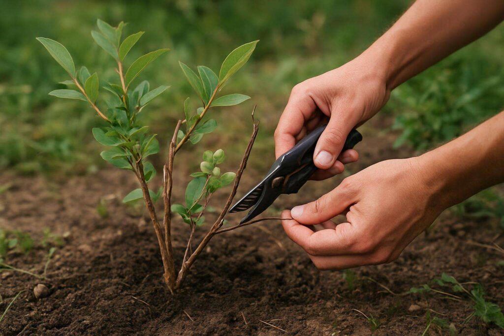 Czy trzeba przycinać borówkę po posadzeniu?