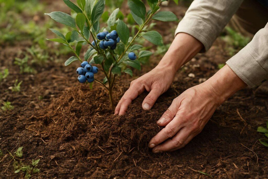 Ściółkowanie borówki – co działa najlepiej?