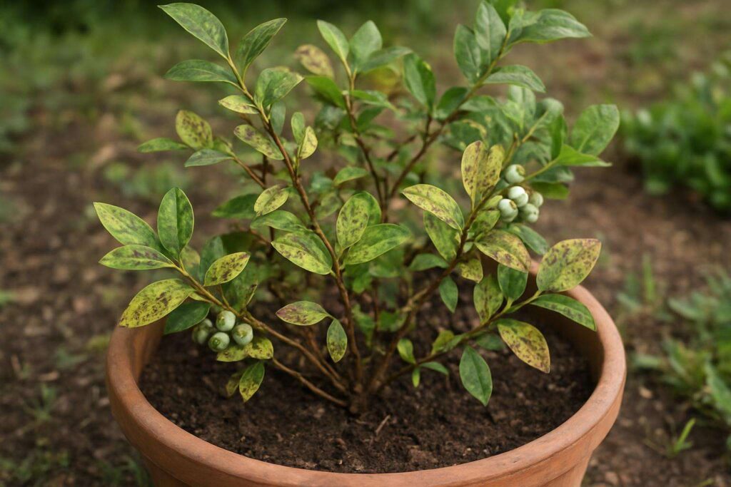 Nawożenie borówki w donicy – najczęstsze błędy