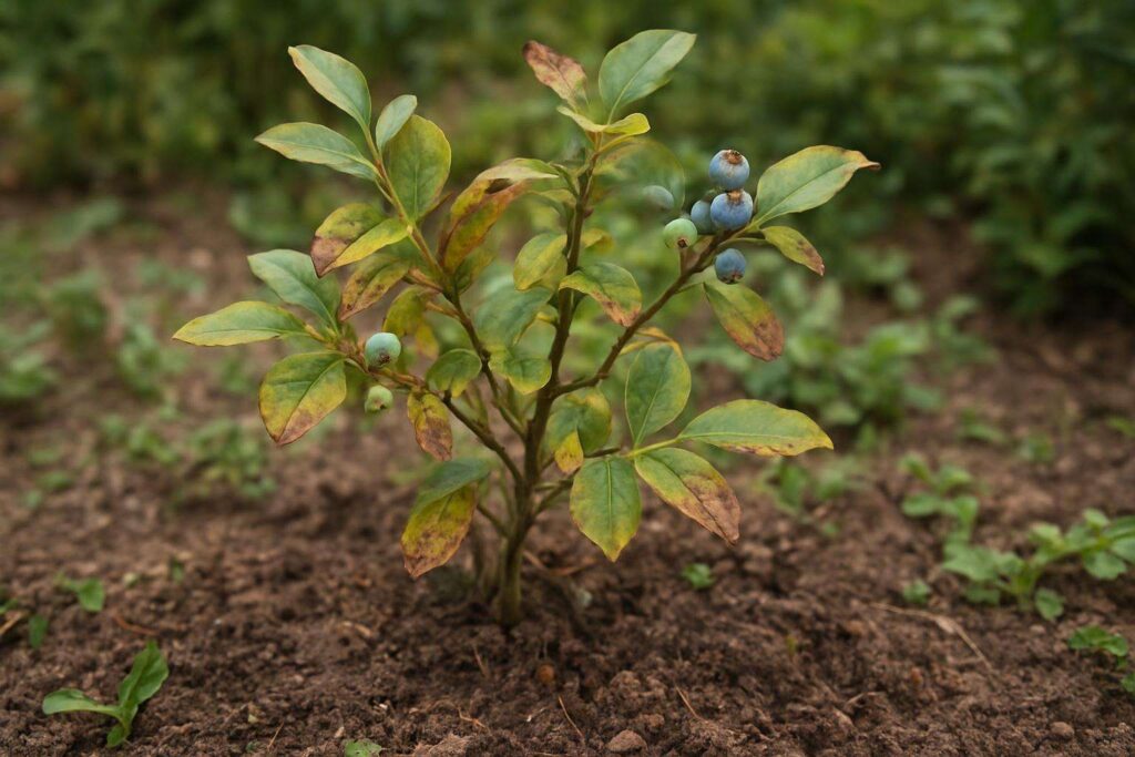 Przenawożenie borówki – objawy i skutki